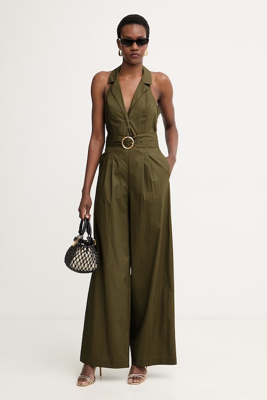 Twinset ολόσωμη φόρμα γυναικεία με βαμβάκι 261TT2221 πράσινο SS26