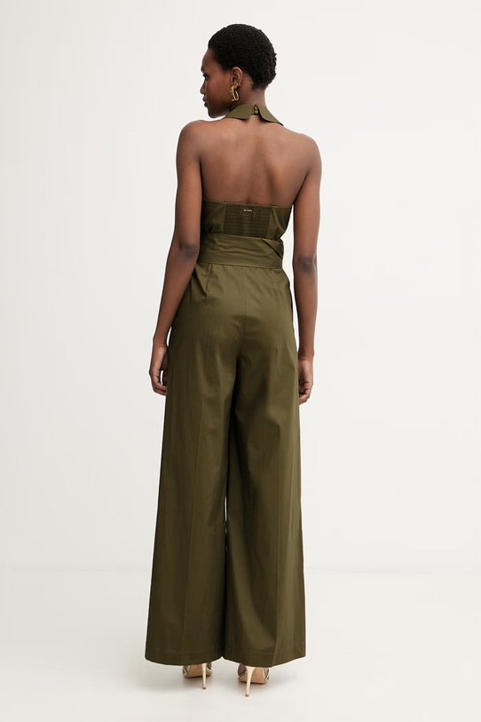 Ρούχα Twinset ολόσωμη φόρμα γυναικεία με βαμβάκι 261TT2221 πράσινο