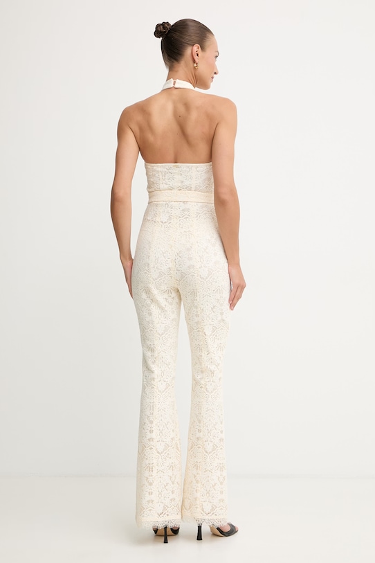 Odjeća Twinset kombinezon ženski s čipkom 261TT2310 bež