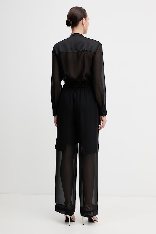 Ρούχα Sisley ολόσωμη φόρμα Γυναικεία 4XZGLT00U μαύρο