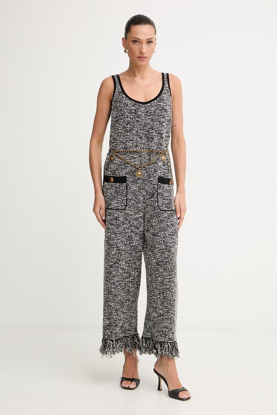 Elisabetta Franchi kombinezon damski czarny KT70R62E2