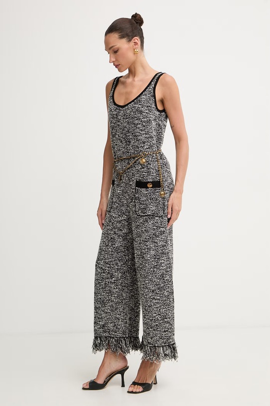 Elisabetta Franchi kombinezon damski KT70R62E2 czarny SS26