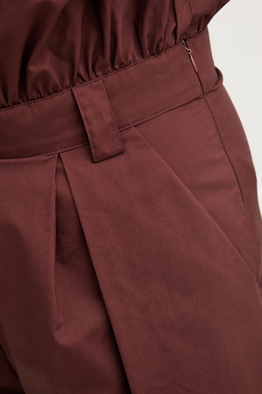 Patrizia Pepe kombinezon damski bawełniany 2T0095.A9B9 brązowy