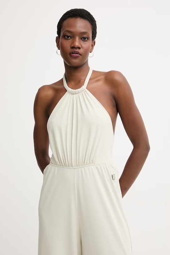 Armani Exchange kombinezon damski z wiskozy zielony XW002074.AF21296