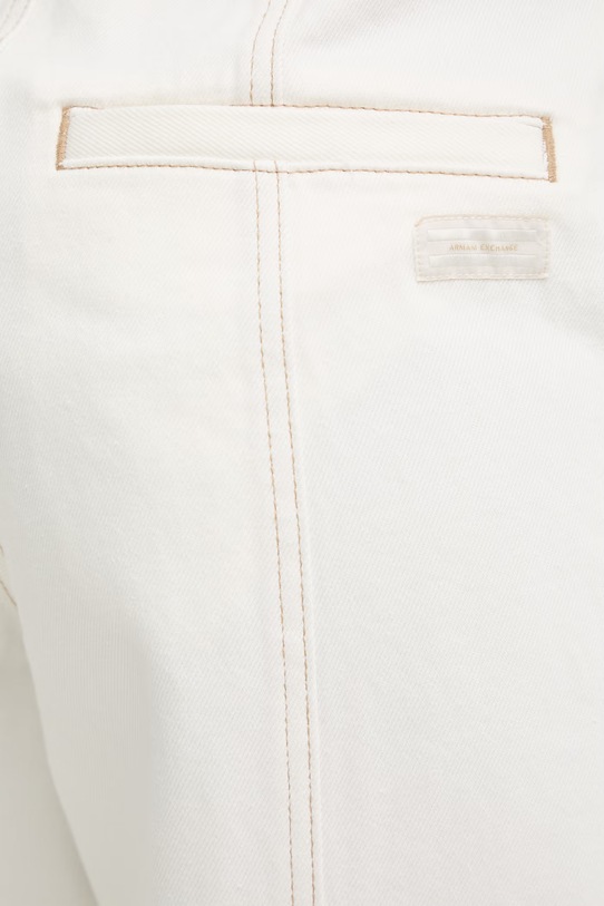 Armani Exchange kombinezon bez ramiączek damski jeansowy XW002255.AF21335 beżowy