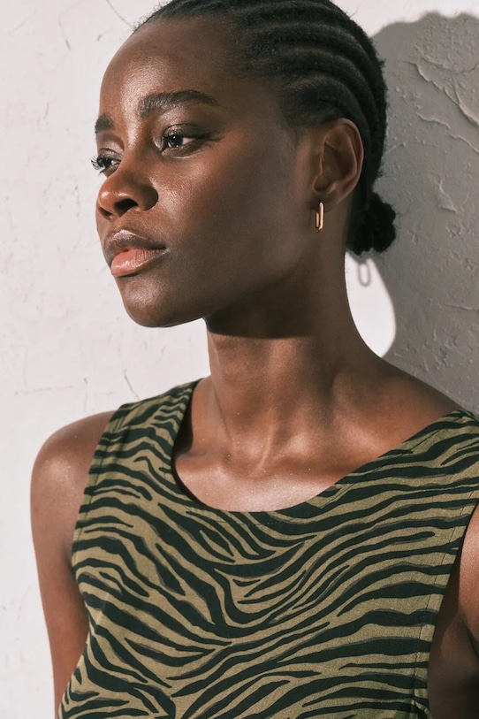 women'secret Kombinezon damski z wiskozą zielony 5543687