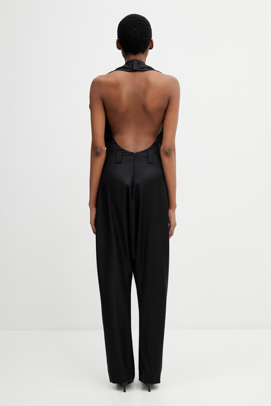 Дрехи Coperni Sarouel гащеризон от вълна дамски COPCO21F1023 черен