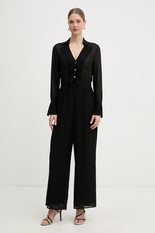 Morgan kombinezon damski czarny PAPLEAT