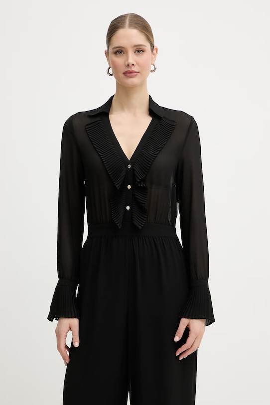 Morgan kombinezon damski czarny PAPLEAT