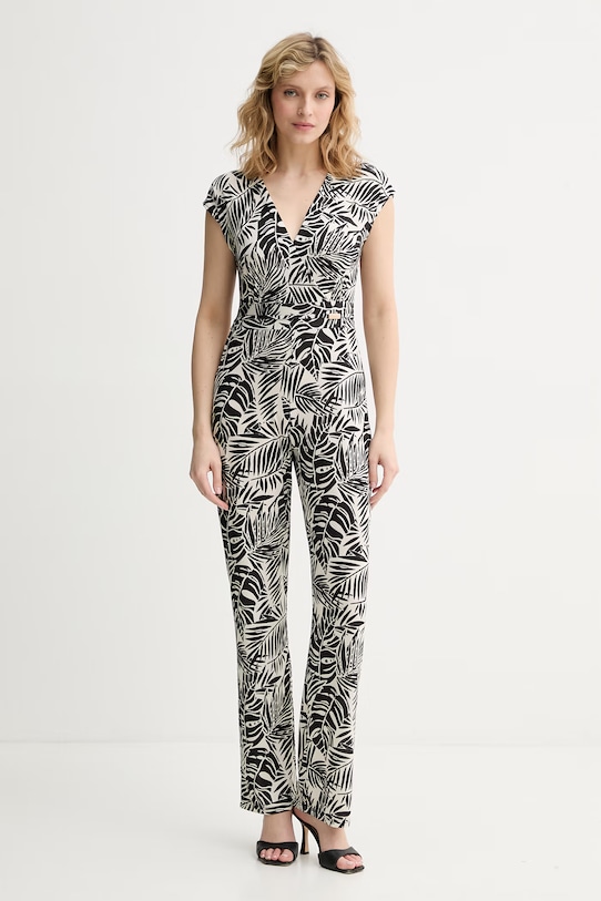 Morgan kombinezon palazzo damski beżowy PSISSO