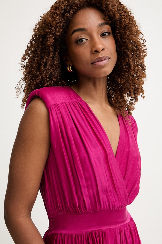 Haveone kombinezon damski z jedwabiem różowy YFF.Q001