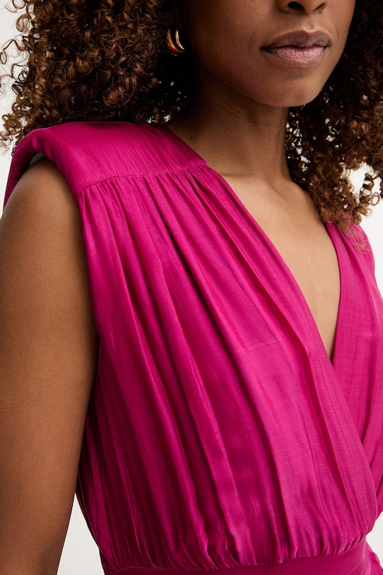 Haveone kombinezon damski z jedwabiem YFF.Q001 różowy