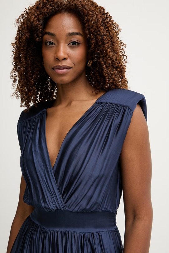 Haveone kombinezon damski z jedwabiem granatowy YFF.Q001