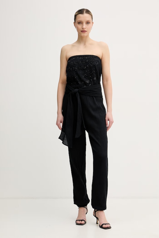 Lola Casademunt overal bez ramienok dámsky bavlnený čierna LS2616023