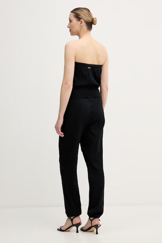 Oblečenie Lola Casademunt overal bez ramienok dámsky bavlnený LS2616023 čierna