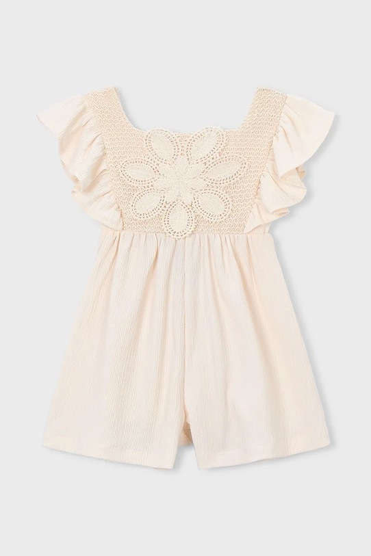 Mayoral kombinezon dziecięcy z elastanem beżowy 3888.6J.Mini.PPY2