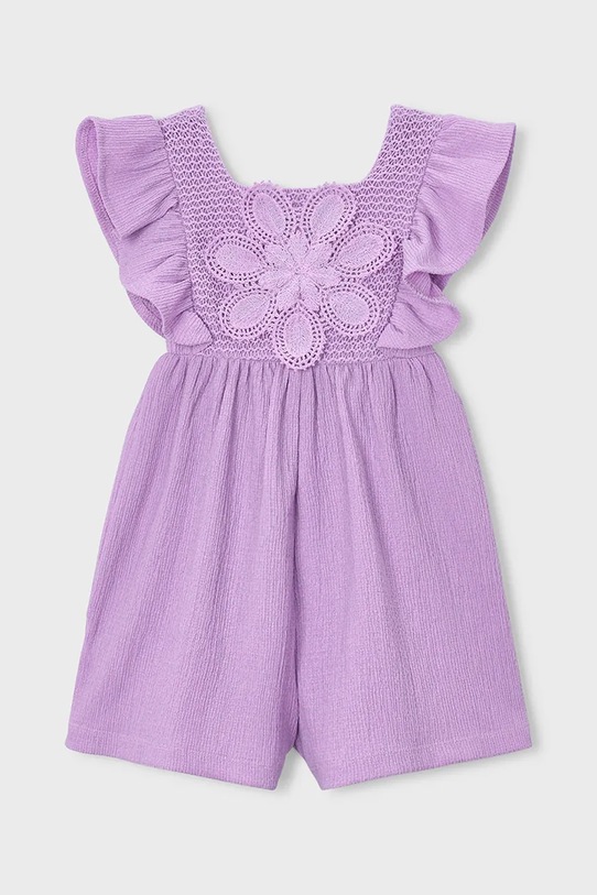 Mayoral kombinezon dziecięcy z elastanem fioletowy 3888.6J.Mini.PPY2