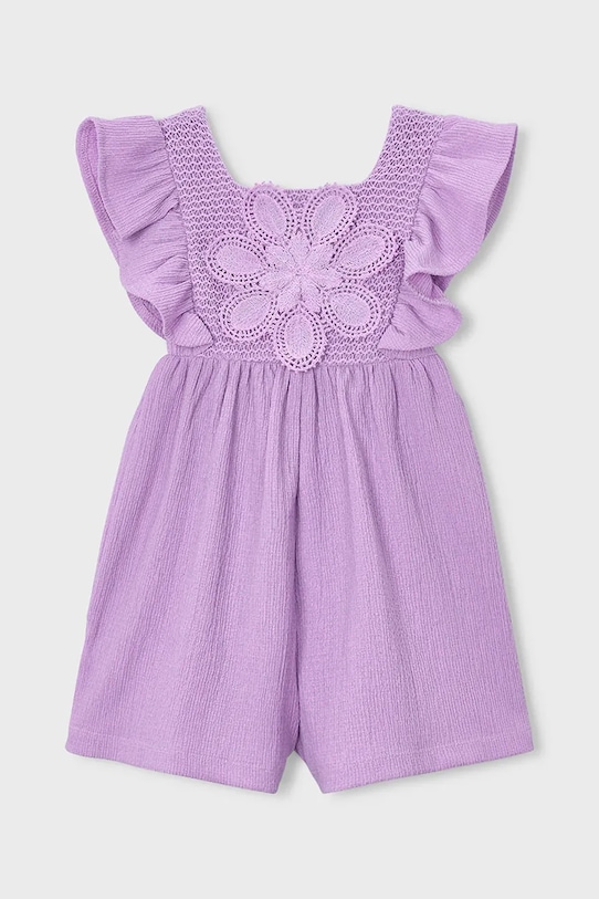 Mayoral kombinezon dziecięcy z elastanem fioletowy 3888.6J.Mini.PPY2