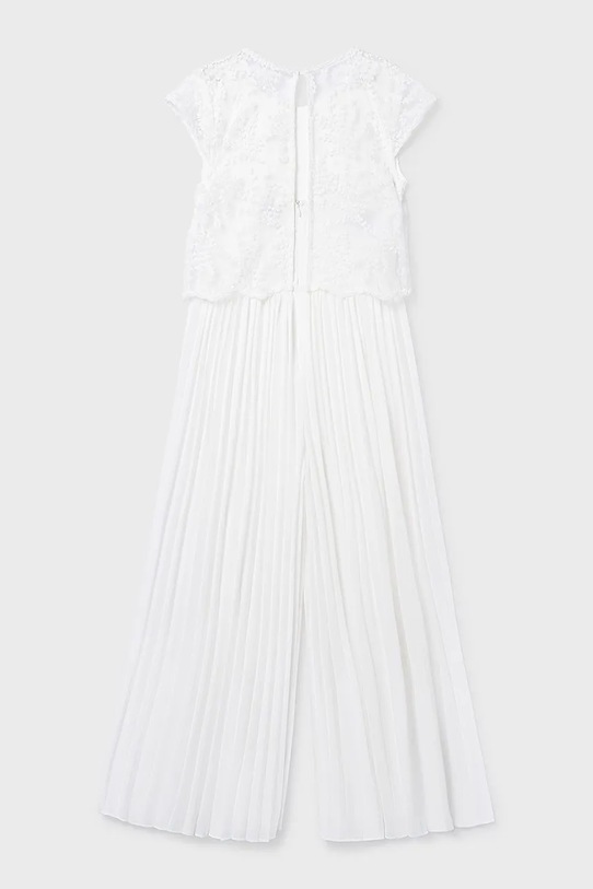 Dziewczynka Mayoral kombinezon dziecięcy 6871.8A.Junior.PPY2 biały