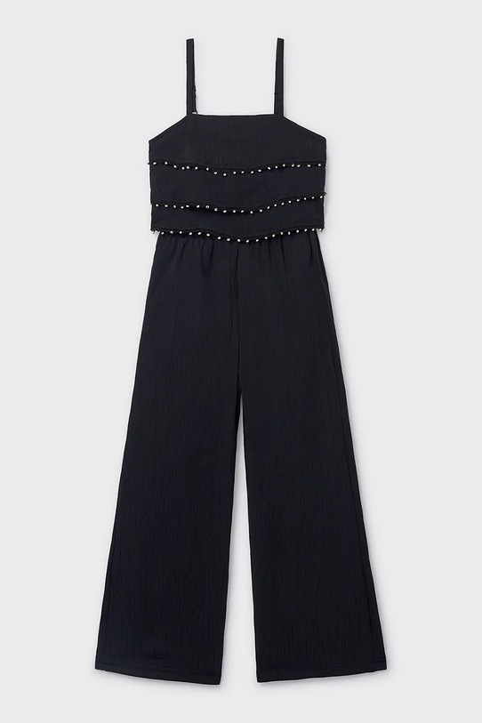 Mayoral kombinezon dziecięcy tkanina czarny 6873.8C.Junior.PPY2