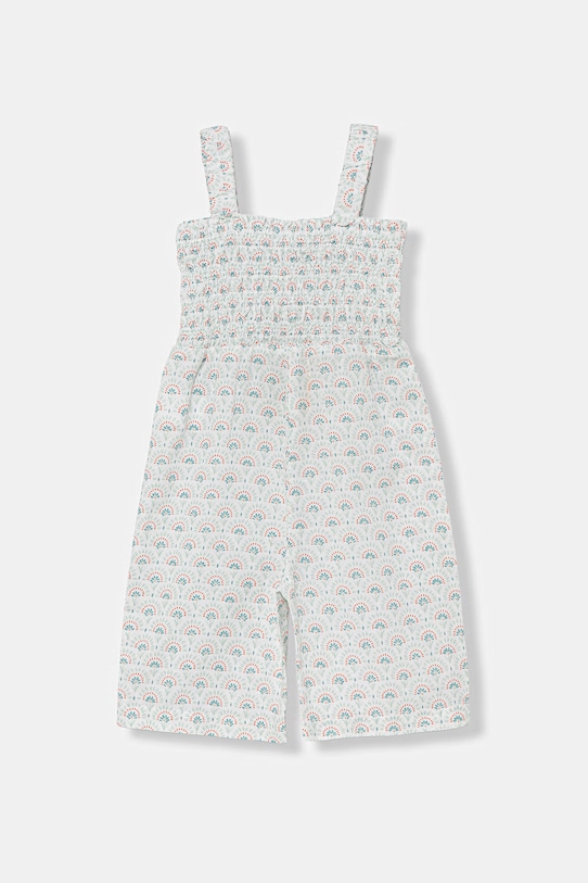 United Colors of Benetton kombinezon otroški z lanom zelena 4QBQGT00R.P.Stagionale