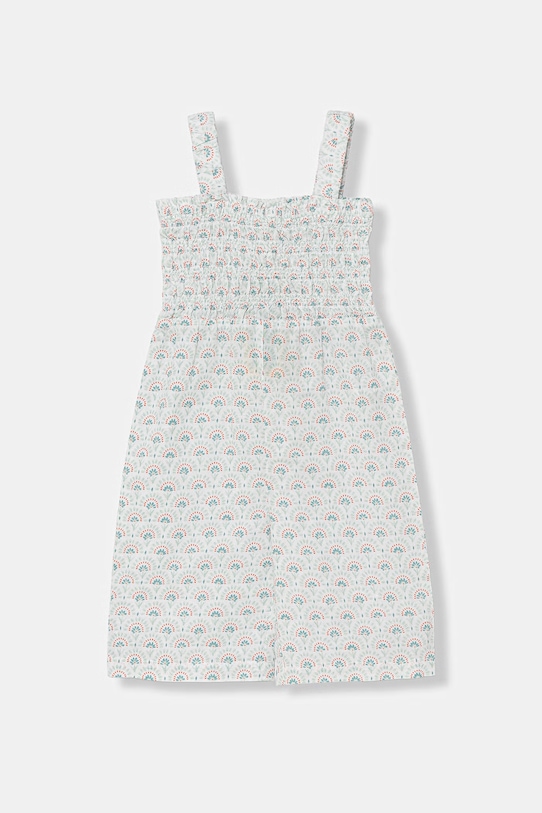 United Colors of Benetton kombinezon otroški z lanom 4QBQGT00R.P.Stagionale zelena SS26