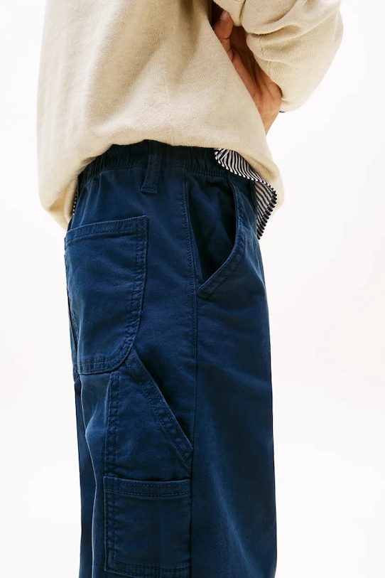 Tommy Hilfiger spodnie dziecięce KB0KB10048.128.176.PPY2 granatowy