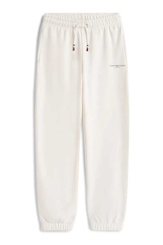 Детски спортен панталон Tommy Hilfiger KS0KS00662.128.176.PPY2 бял SS26