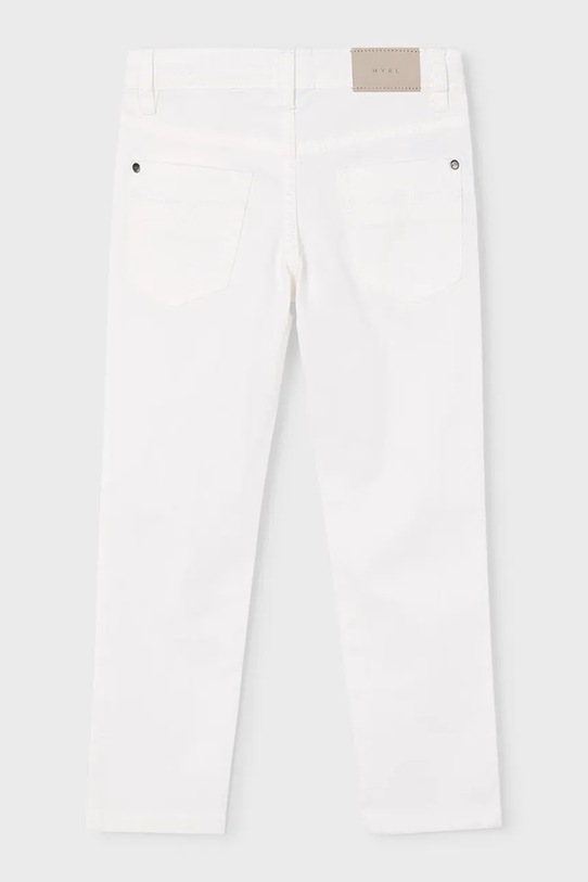 Mayoral spodnie dziecięce 505.5E.Mini.PPY2 biały SS26