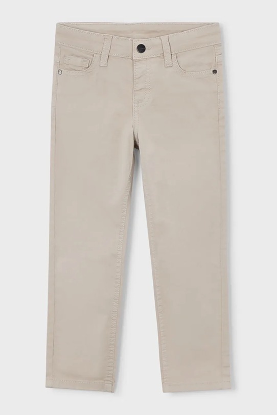 Mayoral spodnie dziecięce 505.5E.Mini.PPY2 beżowy SS26