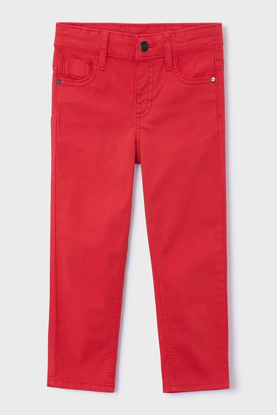 Mayoral spodnie dziecięce z elastanem czerwony 505.5E.Mini.PPY2