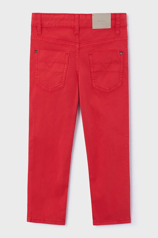 Mayoral spodnie dziecięce 505.5E.Mini.PPY2 czerwony SS26