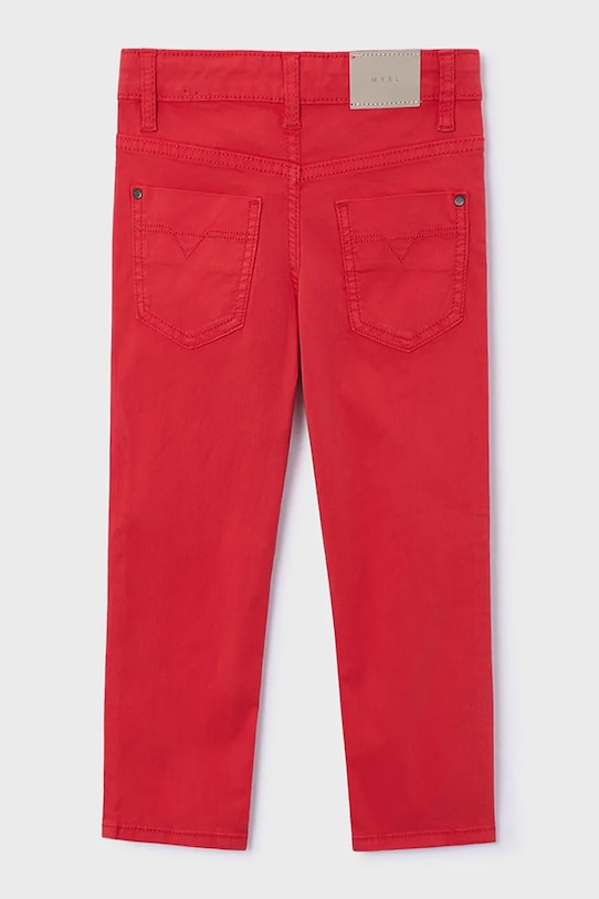 Mayoral spodnie dziecięce 505.5E.Mini.PPY2 czerwony SS26