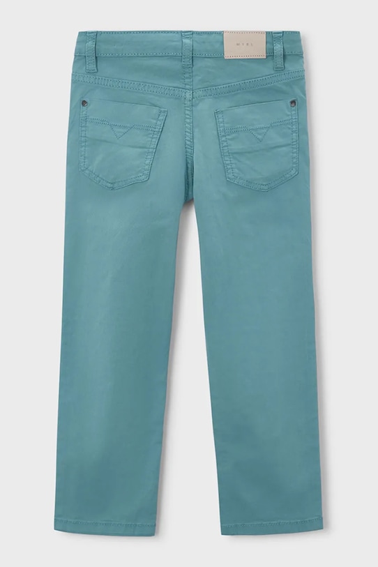 Mayoral spodnie dziecięce 505.5E.Mini.PPY2 turkusowy SS26