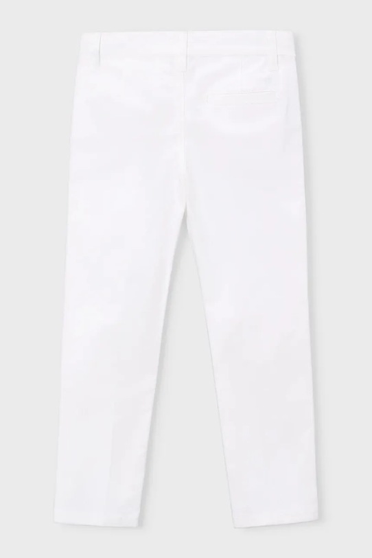 Mayoral spodnie dziecięce 512.5B.Mini.PPY2 biały SS26