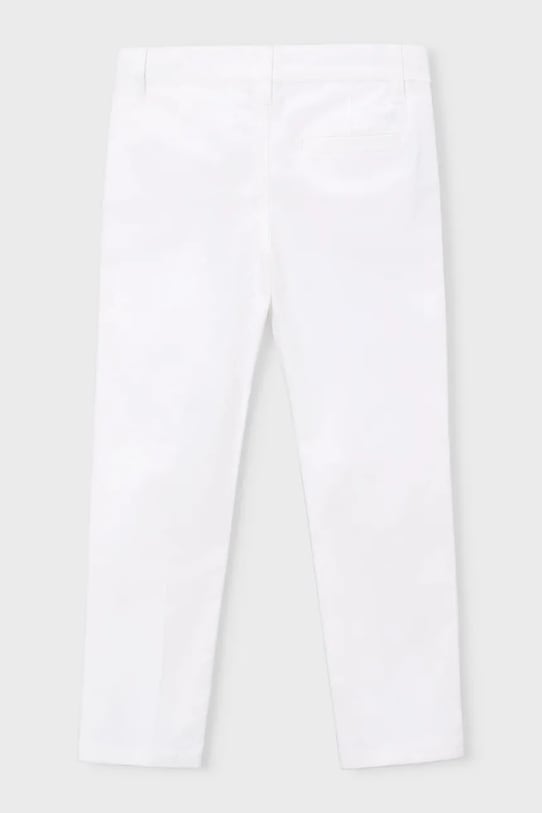 Mayoral spodnie dziecięce 512.5B.Mini.PPY2 biały SS26