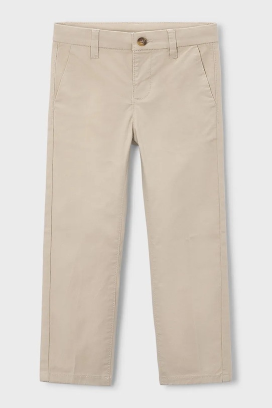 Mayoral spodnie dziecięce z elastanem beżowy 512.5B.Mini.PPY2