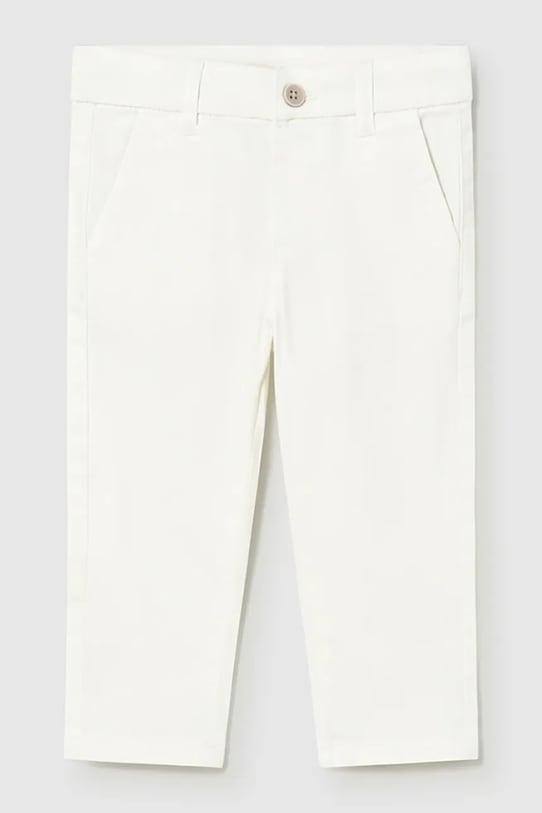 Mayoral spodnie dziecięce z elastanem beżowy 522.3A.Baby.PPY2