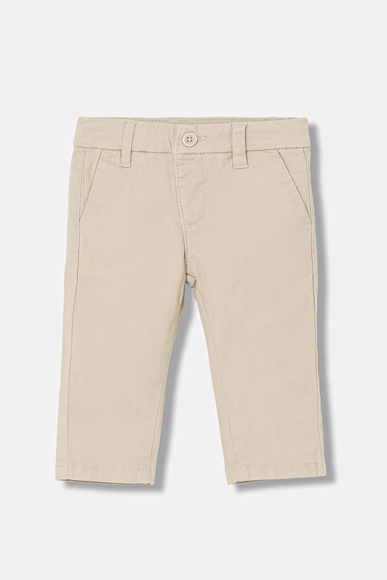 Mayoral spodnie dziecięce z elastanem beżowy 522.3A.Baby.PPY2