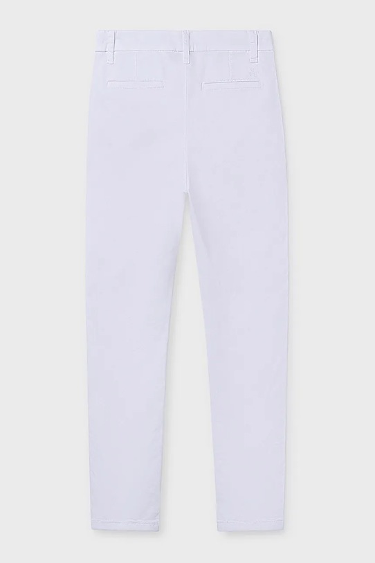 Otroške hlače Mayoral 530.7A.Junior.PPY2 bela SS26