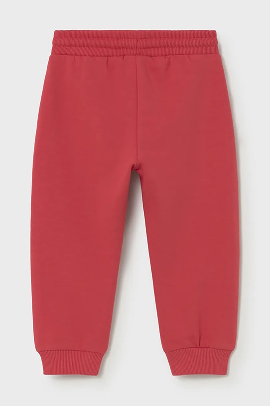 Mayoral spodnie dresowe dziecięce 711.3E.Baby.PPY2 czerwony SS26