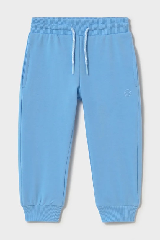 Mayoral spodnie dresowe dziecięce z elastanem niebieski 711.3E.Baby.PPY2