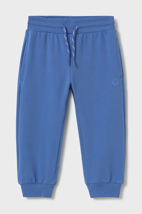 Mayoral spodnie dresowe dziecięce z elastanem niebieski 711.3E.Baby.PPY2