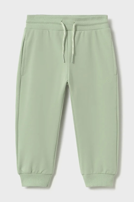 Detské tepláky Mayoral s elastanom zelená 711.3E.Baby.PPY2