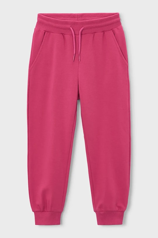 Mayoral spodnie dresowe dziecięce z elastanem różowy 742.5F.Mini.PPY2
