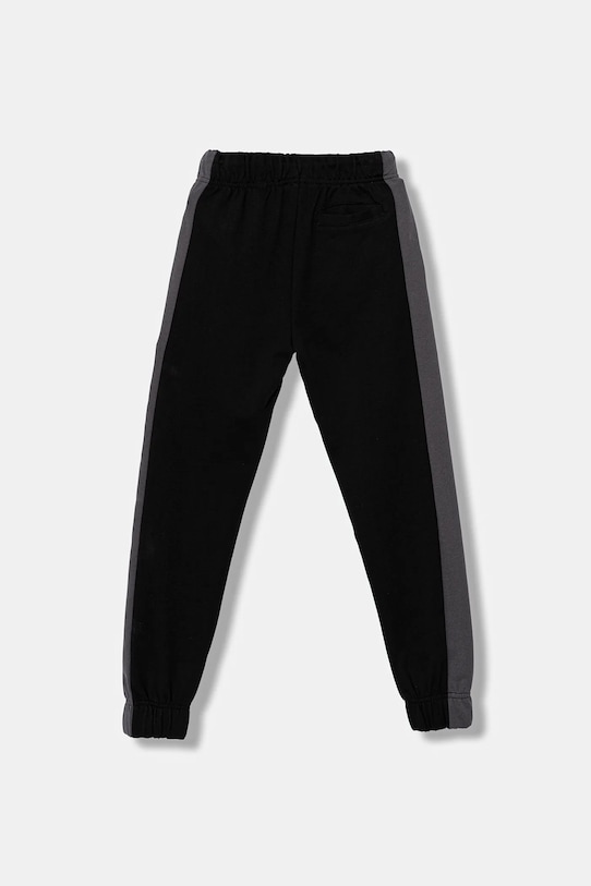 Guess spodnie dresowe bawełniane dziecięce L6RB01.KA6R4.PPY2 czarny SS26