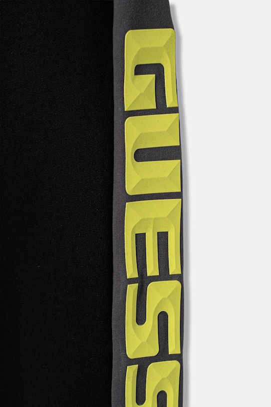 Chłopiec Guess spodnie dresowe bawełniane dziecięce L6RB01.KA6R4.PPY2 czarny