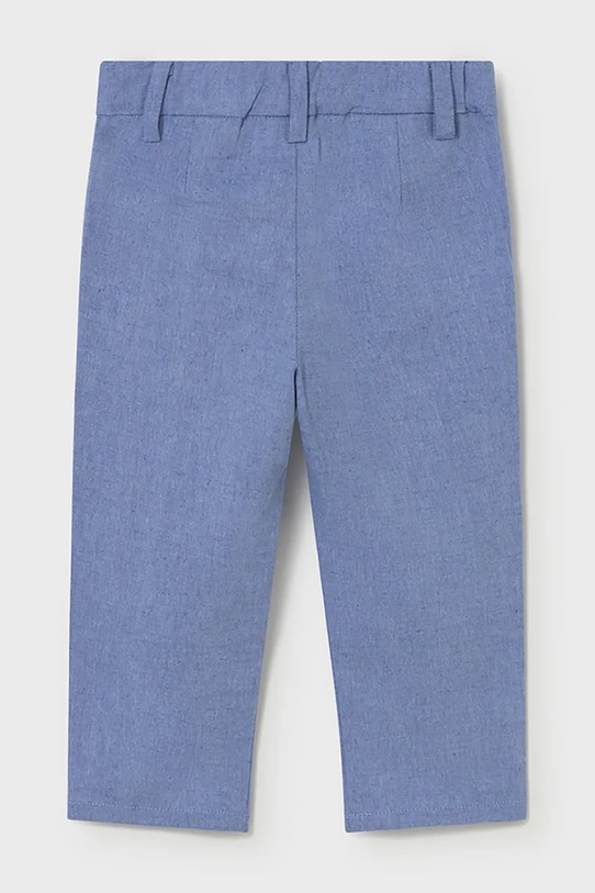 Chłopiec Mayoral spodnie z domieszką lnu dziecięce 1517.3B.Baby.PPY2 niebieski