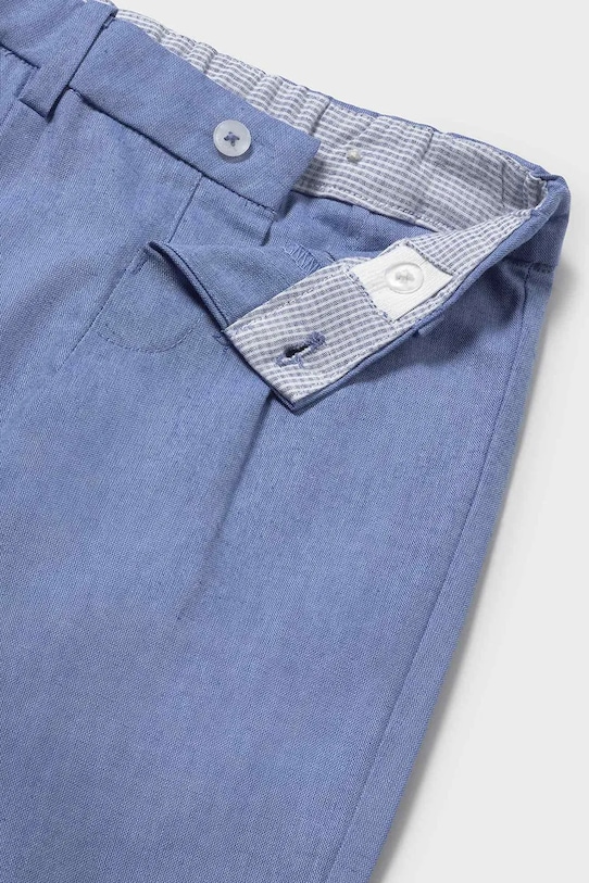 Mayoral spodnie z domieszką lnu dziecięce niebieski 1517.3B.Baby.PPY2