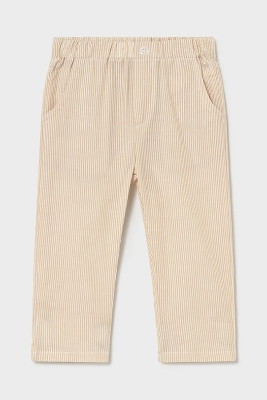 Mayoral spodnie dziecięce tkanina beżowy 1518.3B.Baby.PPY2